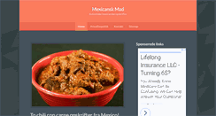 Desktop Screenshot of mexicansk-mad.dk